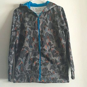 Boys blue full zip hoodie